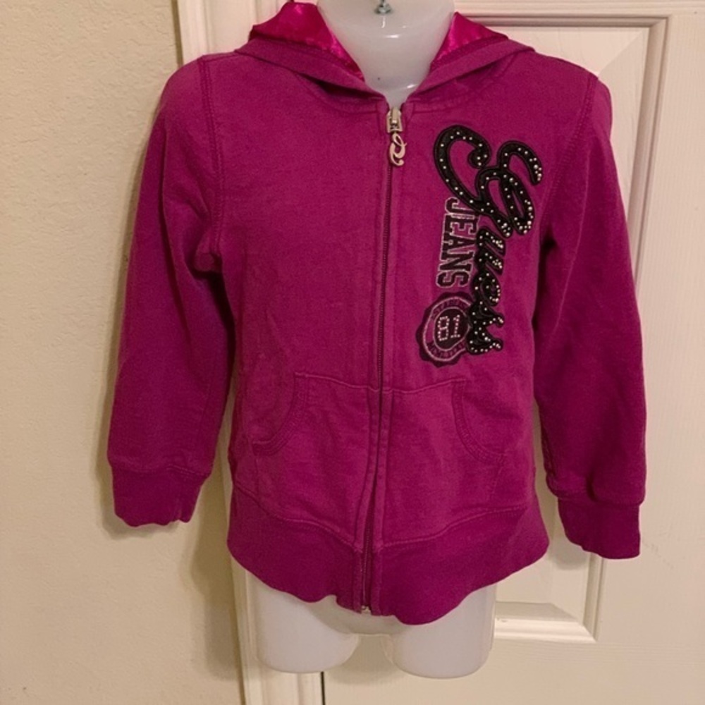 HP🎊Guess jeans toddler girl hoodie jacket size 6